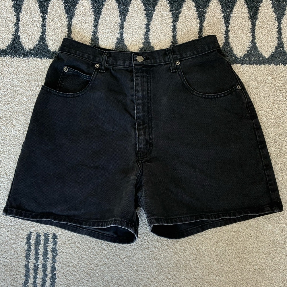 Vintage 90s Sostanza High Waisted Jean Shorts